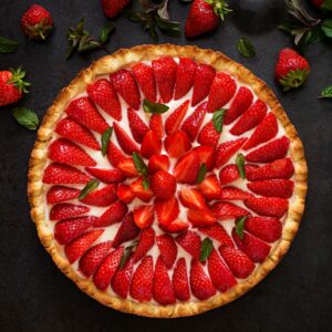 tarte aux fraises
